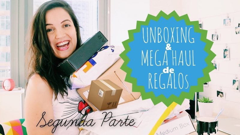 NUEVO VIDEO: UNBOXING & MEGA HAUL de REGALOS: Ropa y MUCHO maquillaje! - Segunda parte.