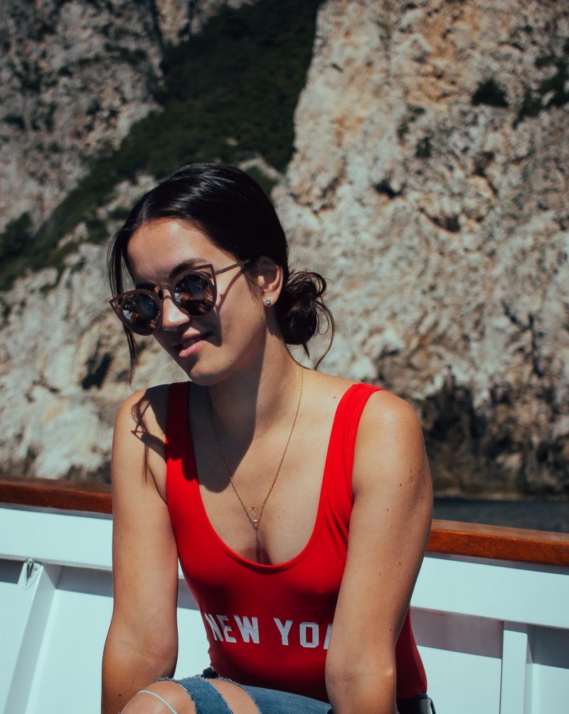 Navegando por Capri.