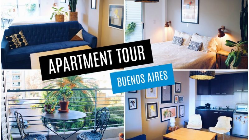 HOUSE TOUR ARGENTINA - Tour por el departamento AIRBNB que alquilamos en Palermo, Buenos Aires!