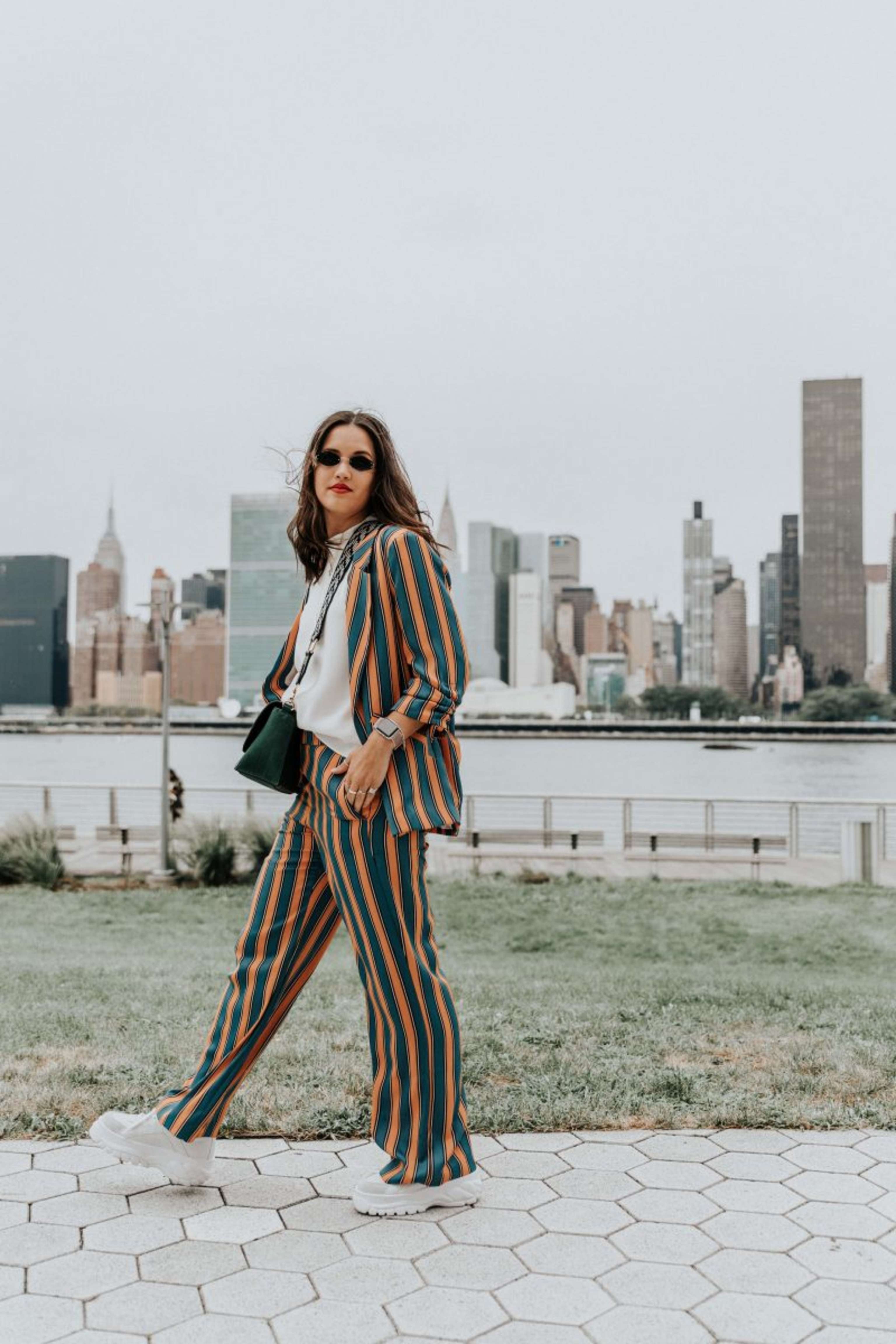 #FlorenNYFW – September 2018 – Look #4: The striped suit.