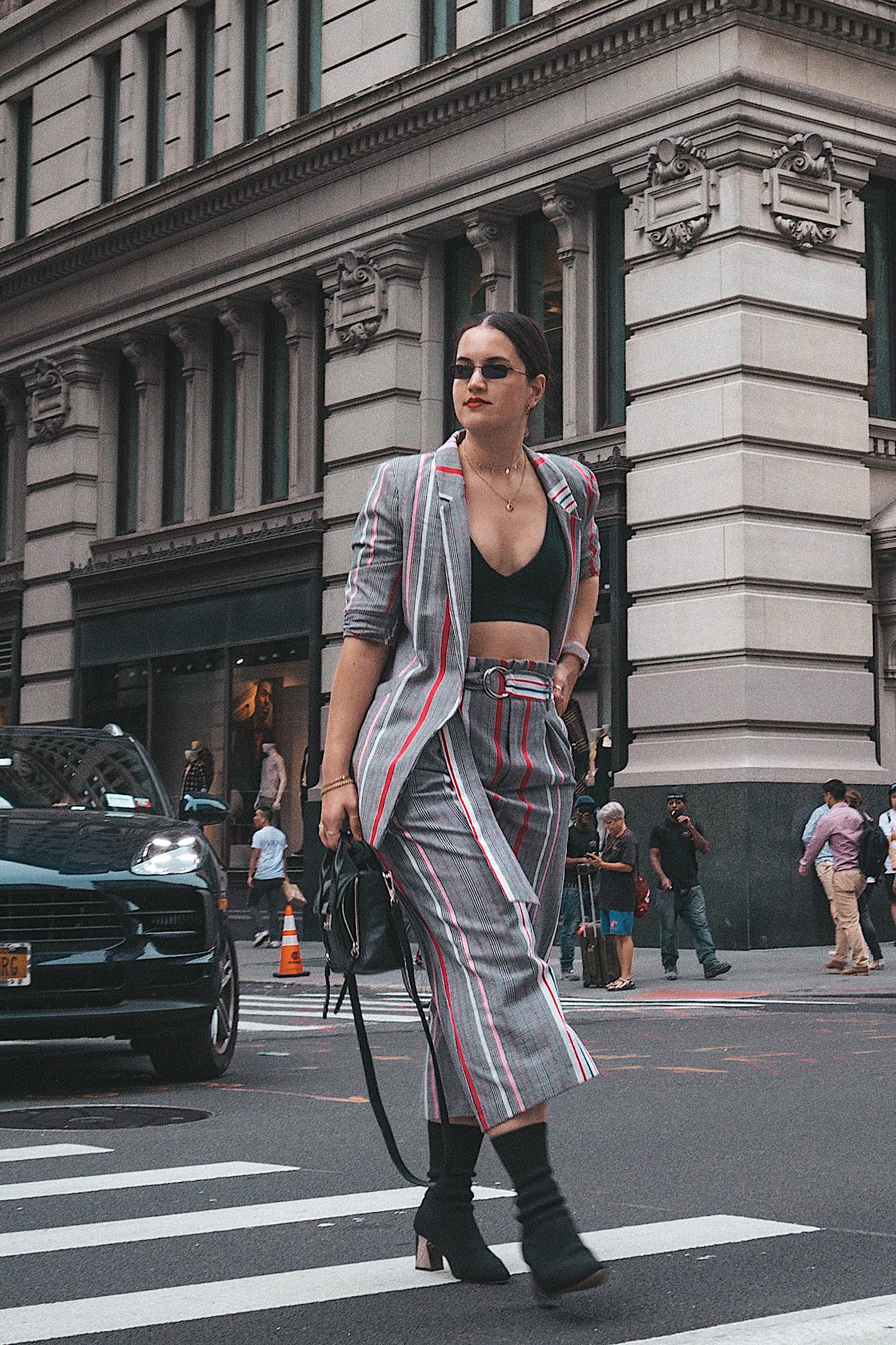 How I built a career as an influencer & content creator in New York City | Look 1 NYFW September 2019 | The power suit