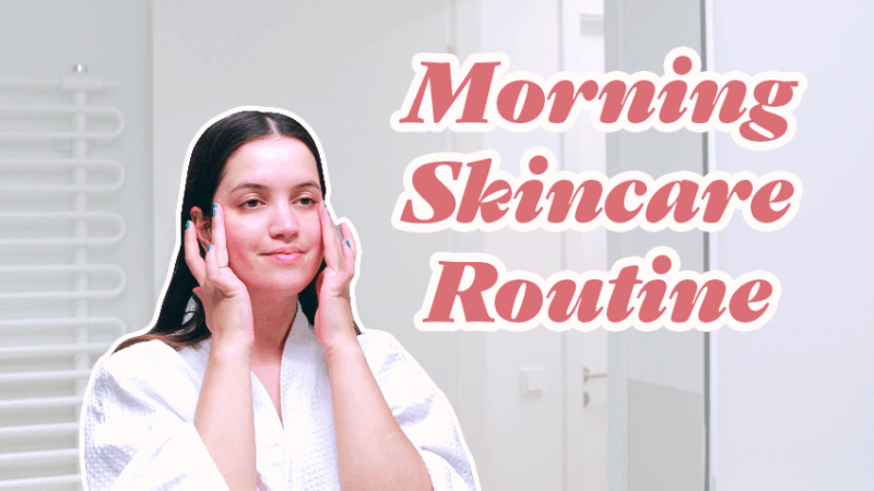My Morning Skincare Routine | How to get clear skin, get rid of acne and avoid lines ✨