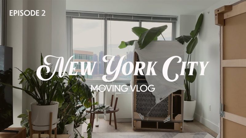 NYC MOVING VLOG 📦 | Move-in to our new apartment with us | Unboxing, organizing & settling in