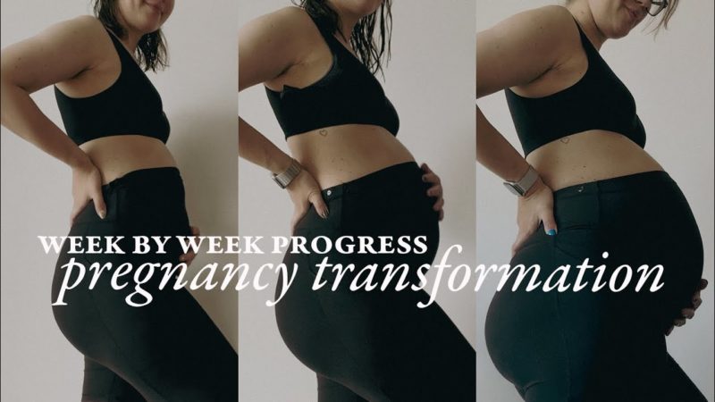 PREGNANCY TRANSFORMATION | Week By Week Progress