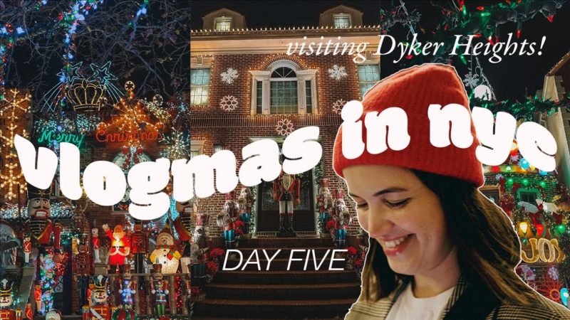 Vlogmas Day 5 - A Holiday Adventure in Dyker Heights: Visiting NYC’s Most Festive Neighborhood